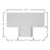 Perimeter Tee for 8 inch Traditional Coffered Ceiling System
