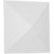 Sellek Endurawall Decorative 3D Wall Panel 12 in x 12 in - White
