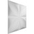Alexa Endurawall Decorative 3D Wall Panel 20 in x 20 in - White