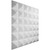 Damon Endurawall Decorative 3D Wall Panel 20 in x 20 in - White