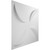 Pinwheel Endurawall Decorative 3D Wall Panel 20 in x 20 in - White