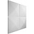 Richmond Endurawall Decorative 3D Wall Panel 20 in x 20 in - White