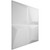 Tellson Endurawall Decorative 3D Wall Panel 20 in x 20 in - White