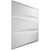  Traditional Endurawall Decorative 3D Wall Panel 20 in x 20 in - White