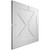 Xander Endurawall Decorative 3D Wall Panel 20 in x 20 in - White