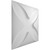 Austin Endurawall Decorative 3D Wall Panel 12 in x 12 in - White