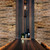 Stacked Boat Wood Mosaic Wall Tile 24 in x 12 in - Natural - Installed in Living and Dining