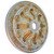 Gold Fantasy - FAD Hand Painted Ceiling Medallion 30 in - #CCMF-036-7 - Side View