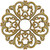 Vine Maze VII - FAD Hand Painted Ceiling Medallion 24 in. #CCMF-042-7