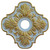 Bright Bushes - FAD Hand Painted Ceiling Medallion 20 in - #CCMF-125-3