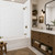 Vista - MirroFlex - Tub and Shower Walls - Gloss White - Installed