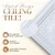Economy La Scala 2 ft. x 4 ft. PVC Lay-in Ceiling Tile Packs - #223 - Plain White - Featured Image