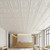 Economy La Scala 2 ft. x 4 ft. PVC Lay-in Ceiling Tile Packs - #223 - Plain White -  Installed