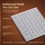 Gothic Reims – Faux Tin Ceiling Tile – Glue up – 24 in x 24 in – #150 - Silver - Featured - Image