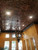 Lilies and Swirls - Faux Tin Ceiling Tile - Installed in Living and Dining