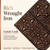 Wrought Iron - Faux Tin Ceiling Tile - Glue up - 24 in x 24 in - #205 - Antique Copper - Dimension - Featured - Image