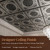 Steampunk - Faux Tin Ceiling Tile - 24 in x 24 in - #225 Antique Gold - Featured - Image