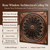 Rose Window - Faux Tin Ceiling Tile - 24 in x 24 in - Antique Copper - Featured -Image