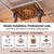 Rhine - Valley - Faux - Tin - Coffered - Drop - Ceiling - Tiles - 24 - in - x - 24 - in - Antique - Gold - Featured - Image