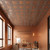 Cambridge - Faux Tin Ceiling Tile - 24 in x 24 in - #DCT 06 - (Pack of 25) / 100 sqft - Weatherd Copper - Installed