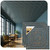 Elizabethan Shield - Faux Tin Ceiling Tile - 24 in x 24 in - #DCT 04 - Graphite Gold - 25 Pack