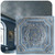 Elizabethan Shield - Faux Tin Ceiling Tile - 24 in x 24 in - #DCT 04 - Smoked Gold 