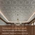 Elizabethan Shield - Faux Tin Ceiling Tile - 24 in x 24 in - #DCT 04 - Antique -  White - Featured - Image