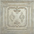 Medieval Shield - Faux Tin Ceiling Tile - 24 in x 24 in - #DCT63 - Champagne
