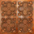Manor Scroll - Faux Tin Ceiling Tile - Glue Up - 24 in x 24 in - #DCT80 - Archaic Copper