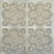 Manor Scroll - Faux Tin Ceiling Tile - Glue Up - 24 in x 24 in - #DCT80 - Champagne