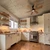 Foam Wood Ceiling Planks 39 in x 6 in Rustic Beige - Installed