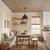 Foam Wood Ceiling Planks 39 in x 6 in Rustic Beige - Installed