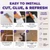 Faux Wood Ceiling Planks 39 in x 6 in Rustic Beige - Packs - Featured Image

