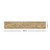 Foam Wood Ceiling Planks 39 in x 6 in Rustic Sage - Packs - Measurement Image