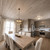 Foam Wood Ceiling Planks 39 in x 6 in Warm Gray - Packs - Installed