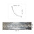 Greek Key - Tin Cornice - 3.3 in. Wide 48 in. Long - #811 - Measurement