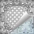 Casa Milano - Hand Painted - Tin Ceiling Tile - #524 - 24"x24" -  White Silver Metallic
(This is reference for Finish only not the design)