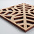Garland Decorative Fretwork Wood Wall Panels - Alder - Closer View