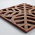 Garland Decorative Fretwork Wood Wall Panels - Walnut - Closer View