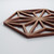 Hampton Decorative Fretwork Wood Wall Panels - Walnut - Closer View