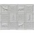 Gwen's Cabin - Tin Plated Steel - Wall and Backsplash Tile - 21 in x 16 in - #612 - (Pack of 6 and 12)  - Lacquered Steel