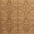 Modern Fleur de Lis - Faux Tin Ceiling Tile - Glue Up - 24 in x 24 in  - #340 - Gold