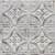 Modern Fleur de Lis - Faux Tin Ceiling Tile - Glue Up - 24 in x 24 in  - #340 - Distressed Brown