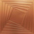 Faux Tin Ceiling Tile - Glue up - 24 in x 24 in - #324 - Copper
