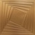Faux Tin Ceiling Tile - Glue up - 24 in x 24 in - #324 - Gold