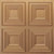 Faux Tin Ceiling Tile - Glue up -  24 in x 24 in - #514 - Gold