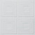 Faux Tin Ceiling Tile - Glue up -  24 in x 24 in - #514 - White Matte