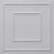 Savannah - Faux Tin Ceiling Tile - #349 - White Matte