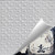 Salem - Hand Painted - Tin Ceiling Tile - #240 - Shabby Chic Cream