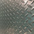 Diamond Plate - MirroFlex Faux Tin Wainscoting Panels - 4x8 - Galvanized Close Up View